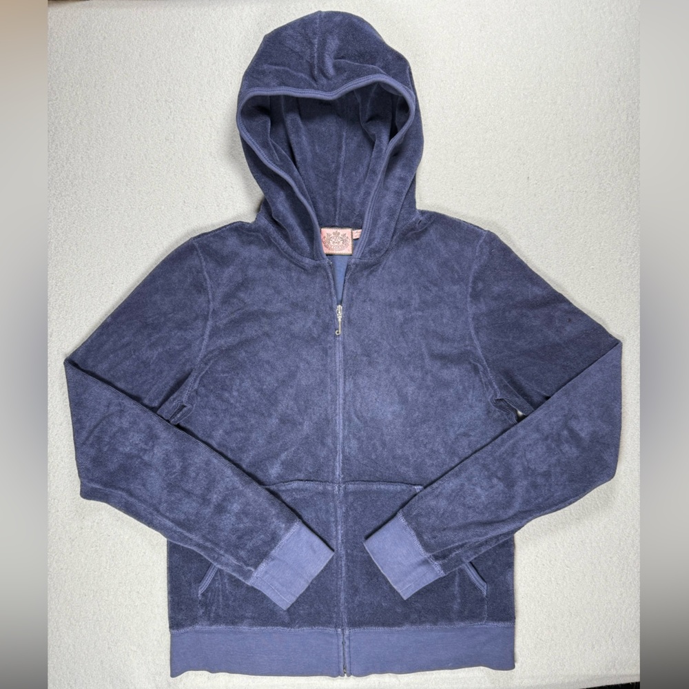 Juicy Couture Y2K Velour Women’s Zip up Jacket Hoodie